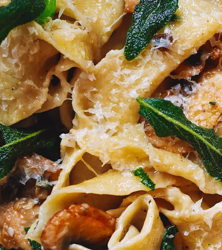 Close up of a moroccan chickpea salad