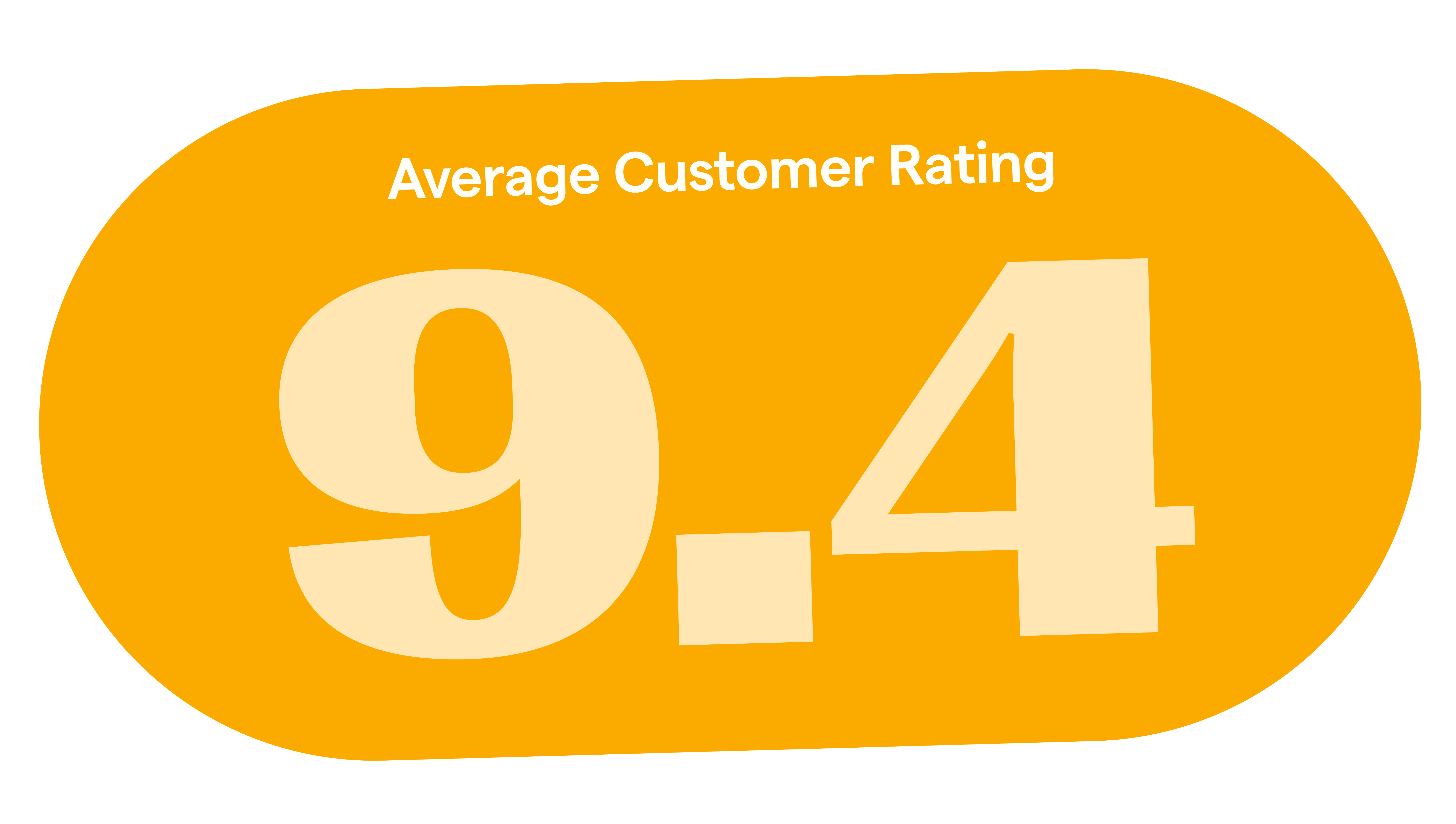 Average customer rating icon